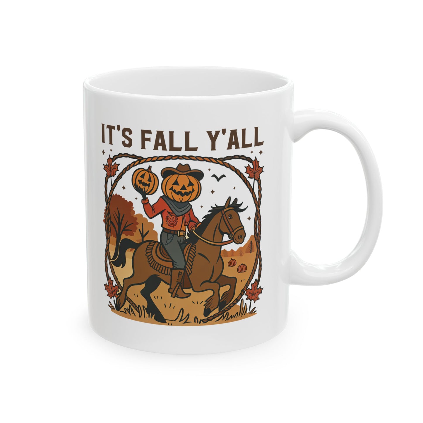 It's Fall Y'All Autumn Ceramic Coffee Mug