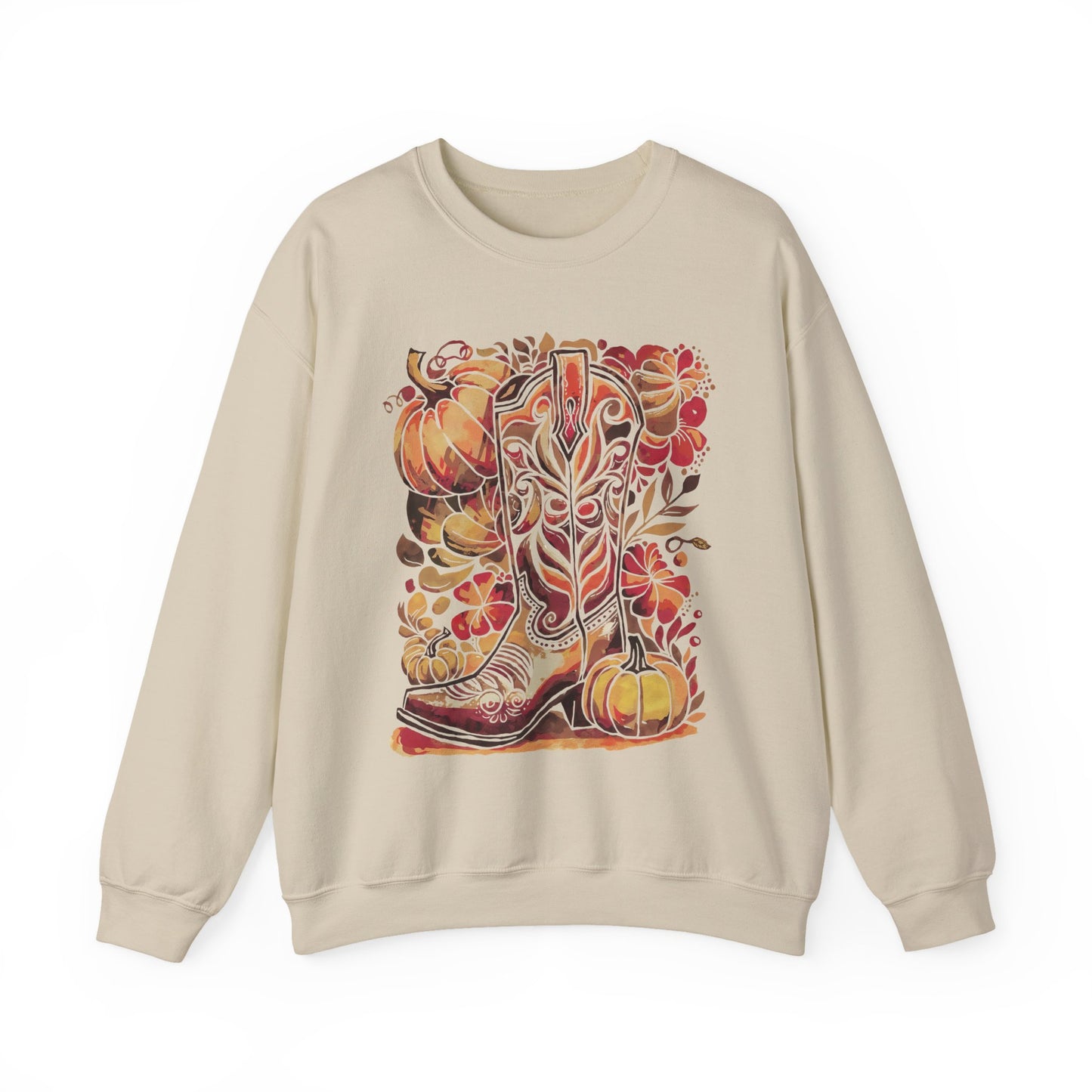 Cowgirl Boot Fall Sweatshirt