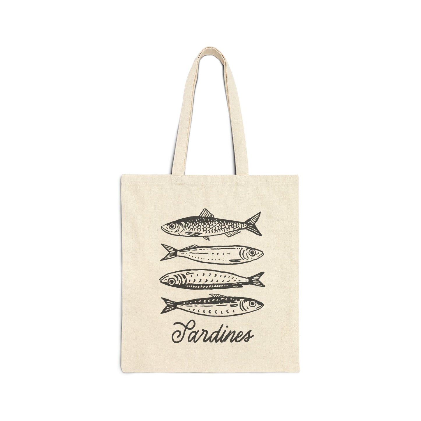 Sardine Cotton Canvas Tote Bag