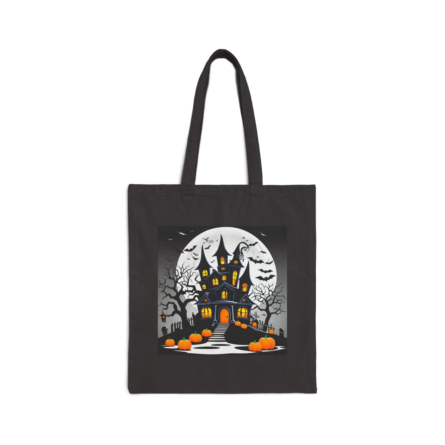 Halloween Haunted House Tote Bag