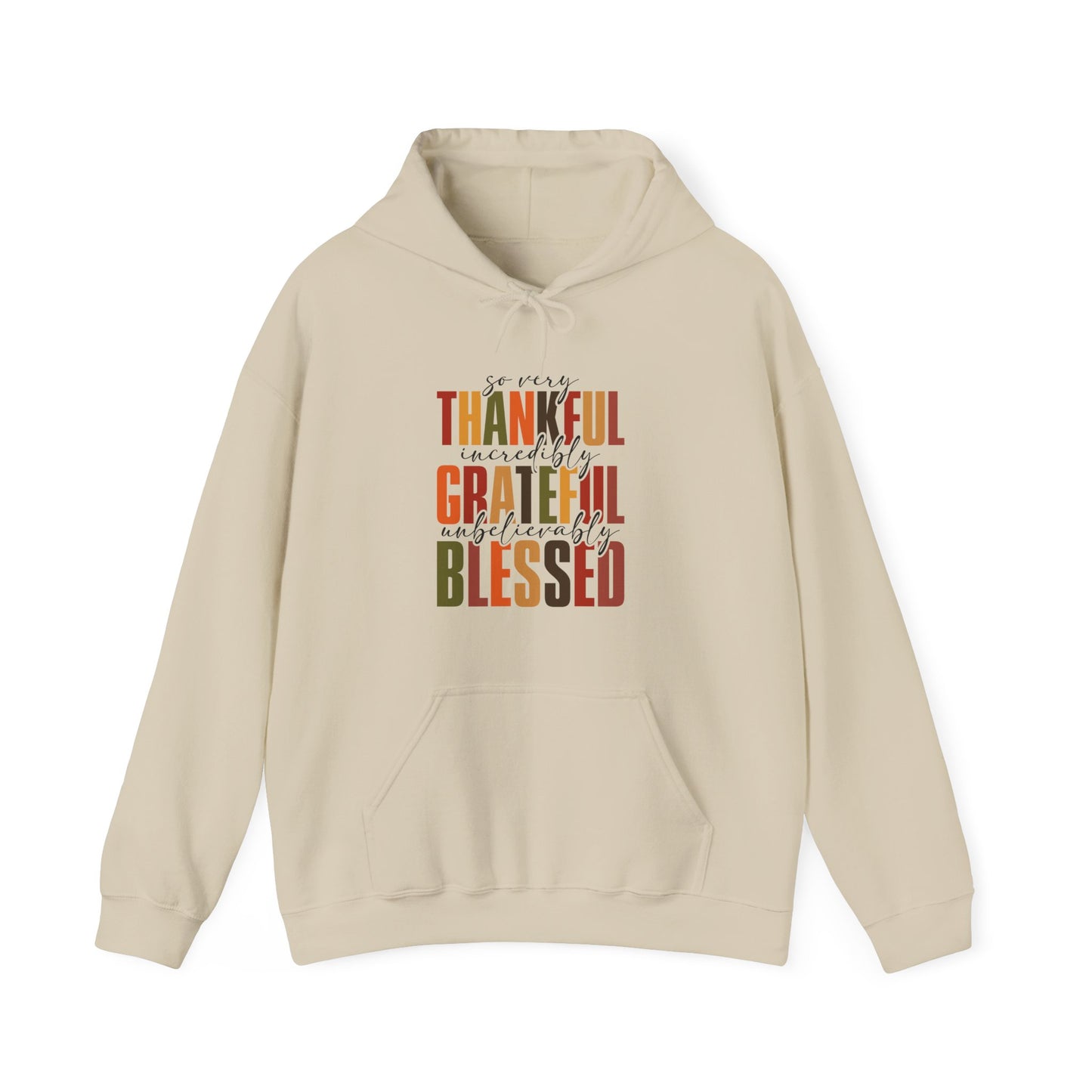 Thankful Grateful Blessed Hoodie