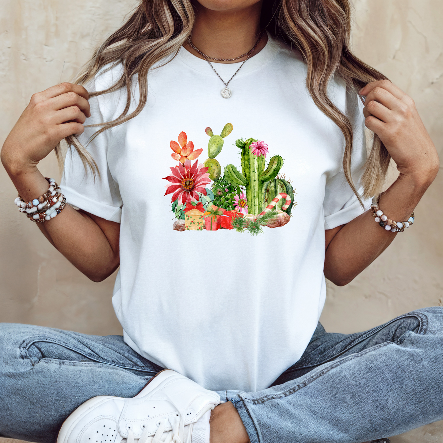 Cactus Floral Graphic Tee