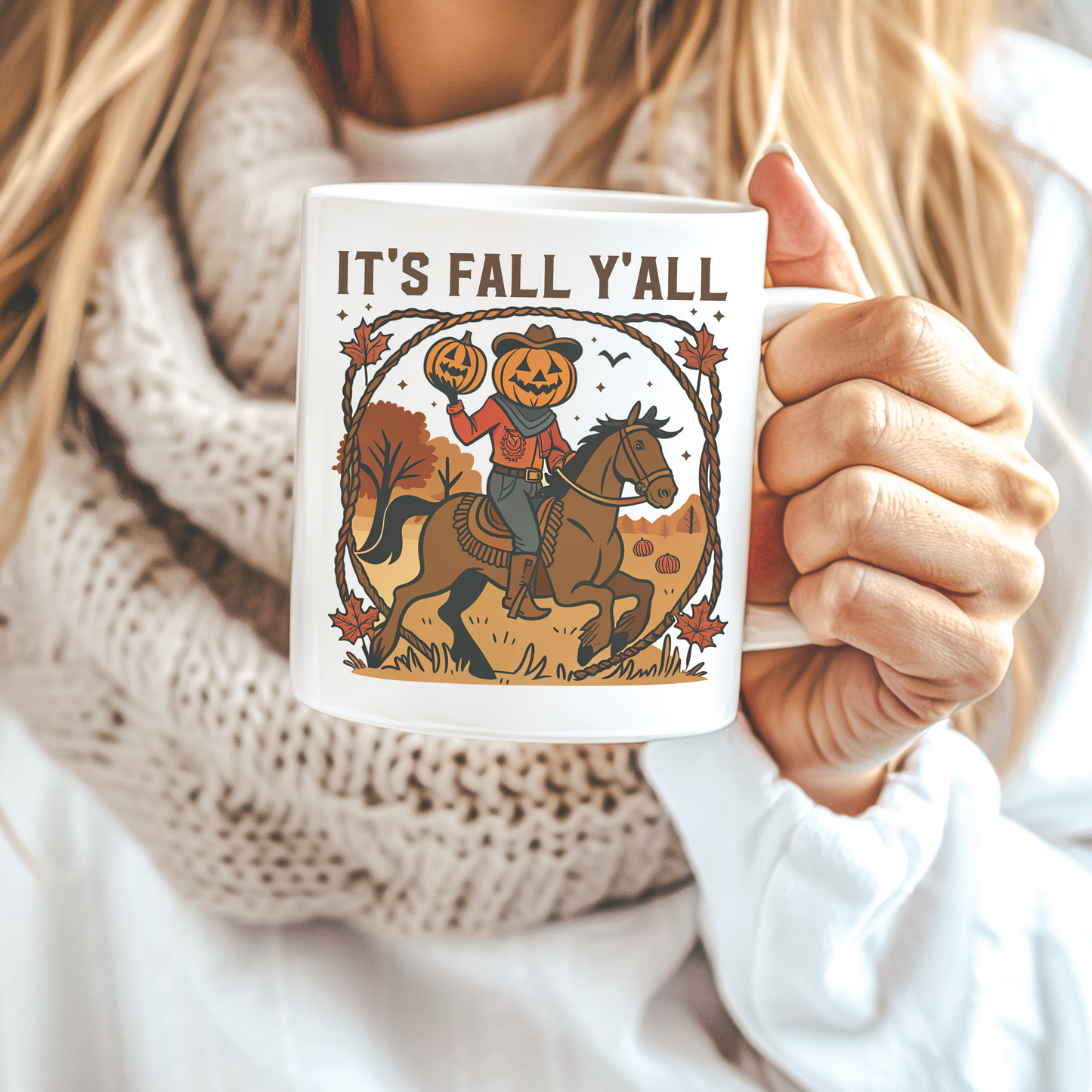 It's Fall Y'All Autumn Ceramic Coffee Mug