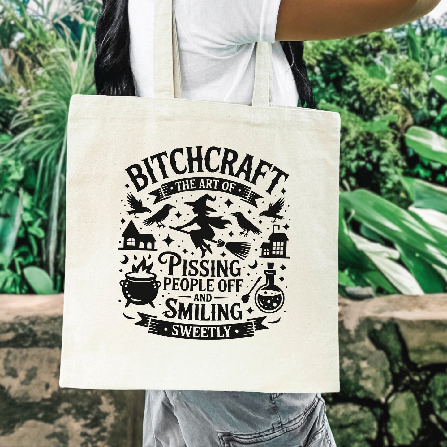 Bitchcraft Halloween Tote Bag