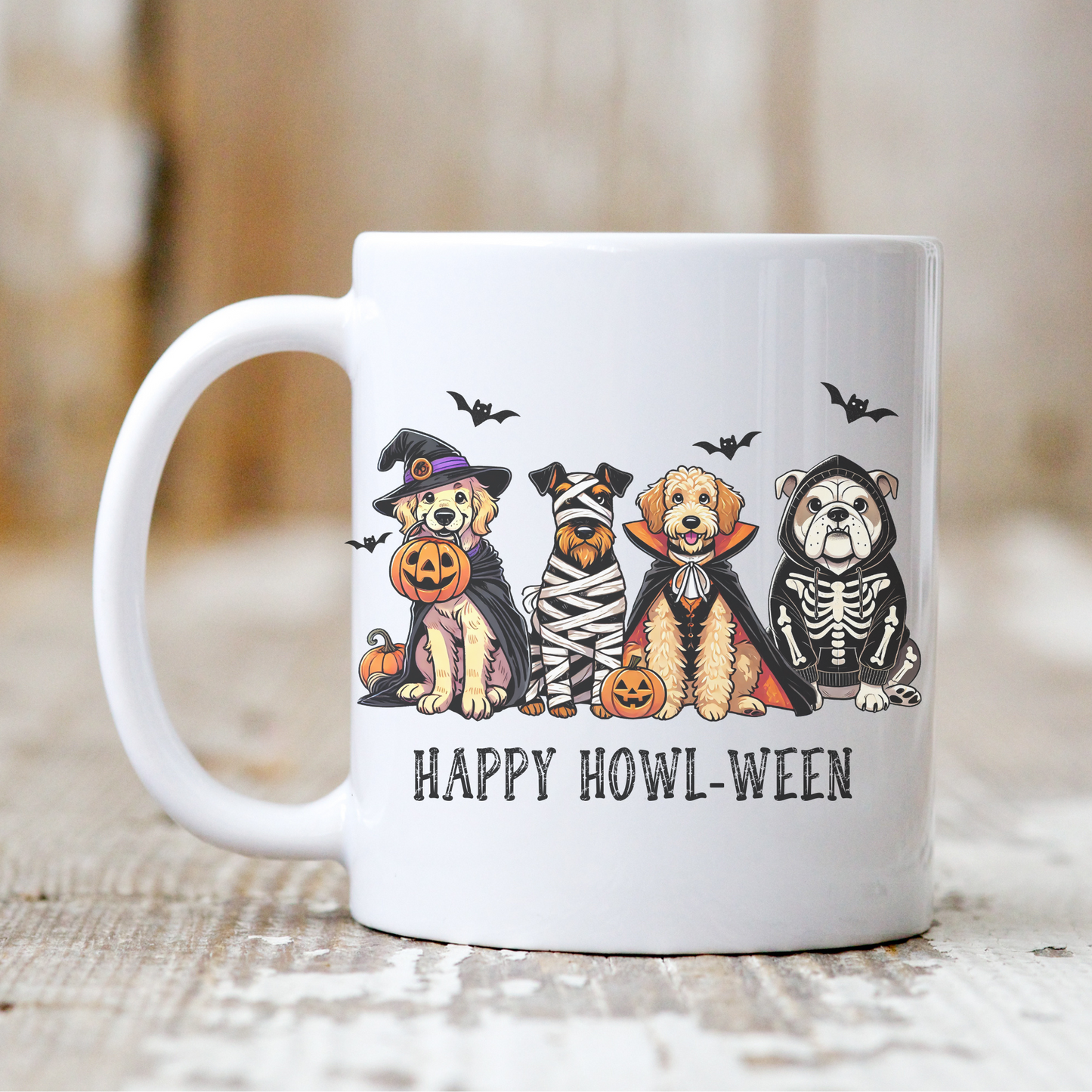 Howl-ween Dog Mug