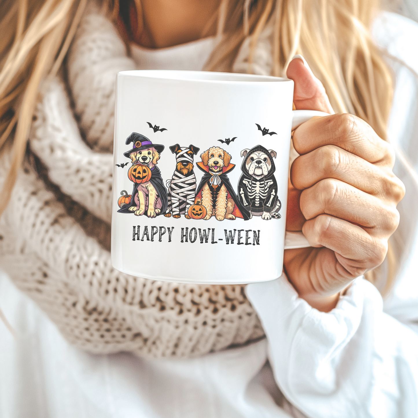 Howl-ween Dog Mug