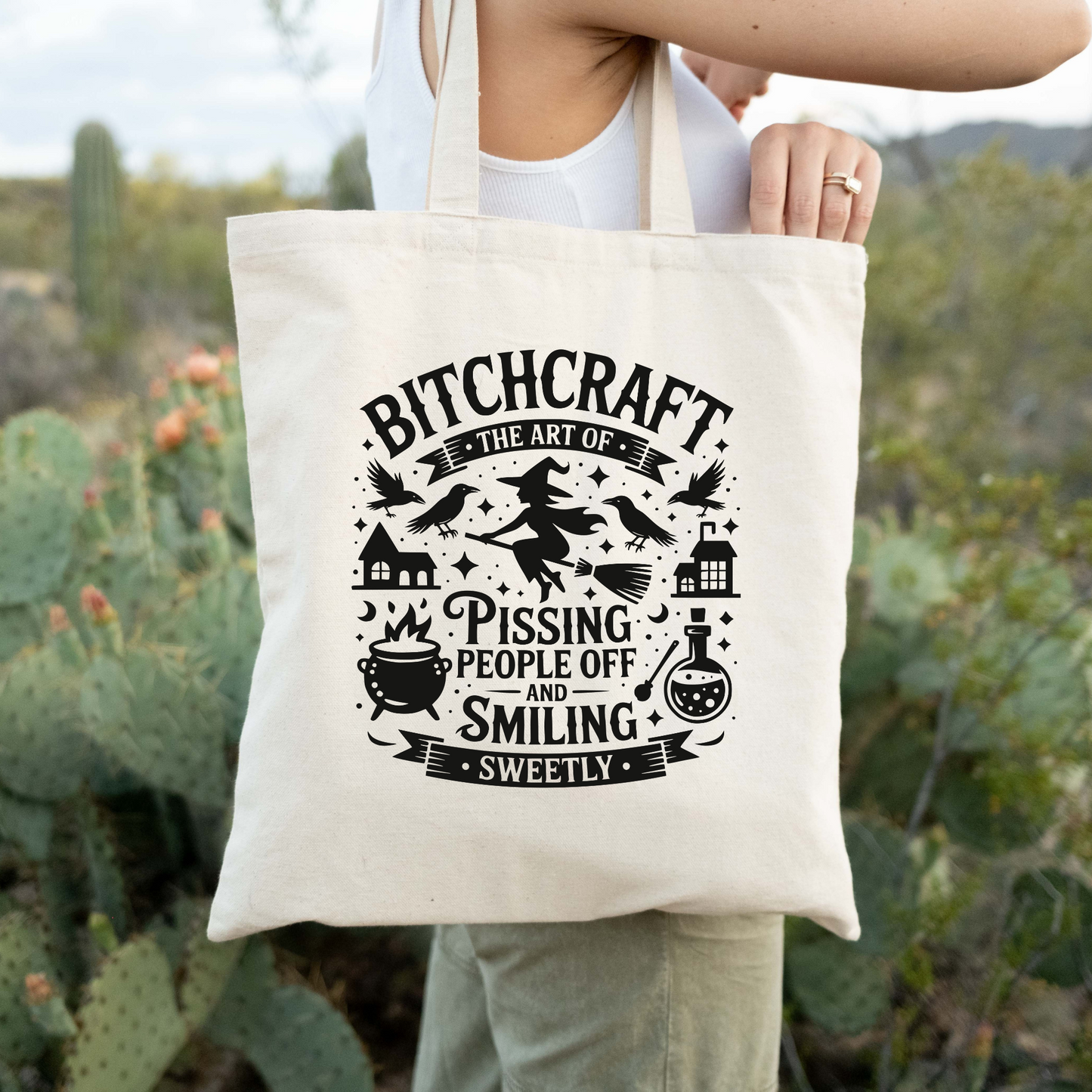 Bitchcraft Halloween Tote Bag