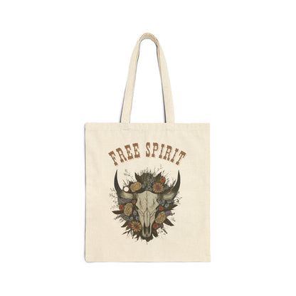 Free Spirit Cotton Canvas Tote Bag