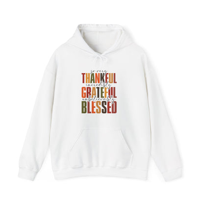 Thankful Grateful Blessed Hoodie