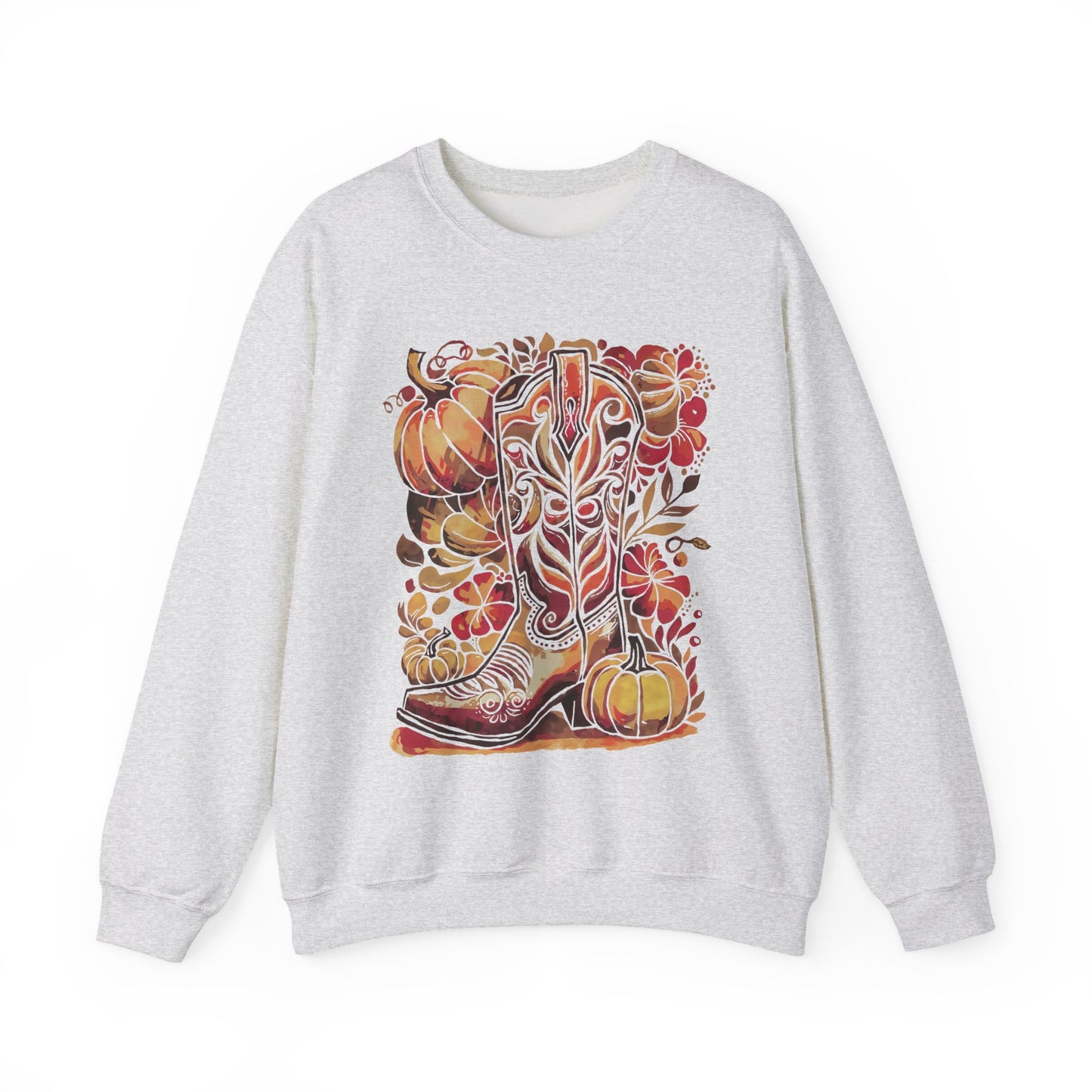 Cowgirl Boot Fall Sweatshirt
