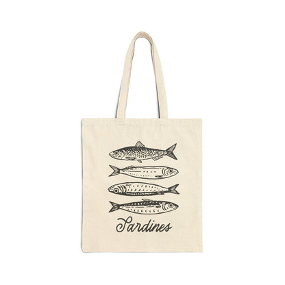 Sardine Cotton Canvas Tote Bag