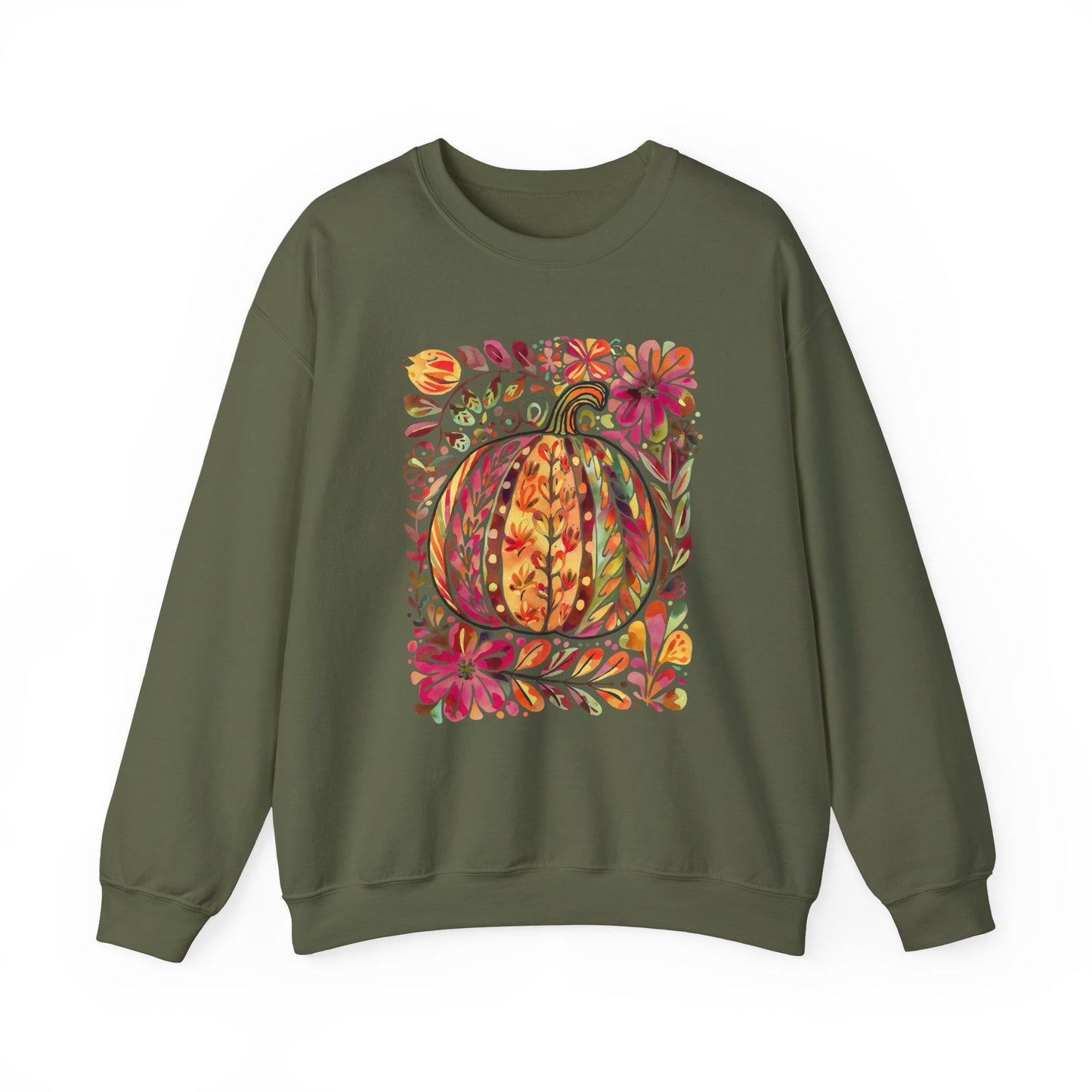 Autumn Pumpkin Crewneck Sweatshirt