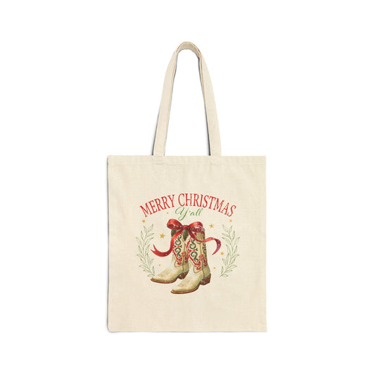 Country Christmas Tote Bag