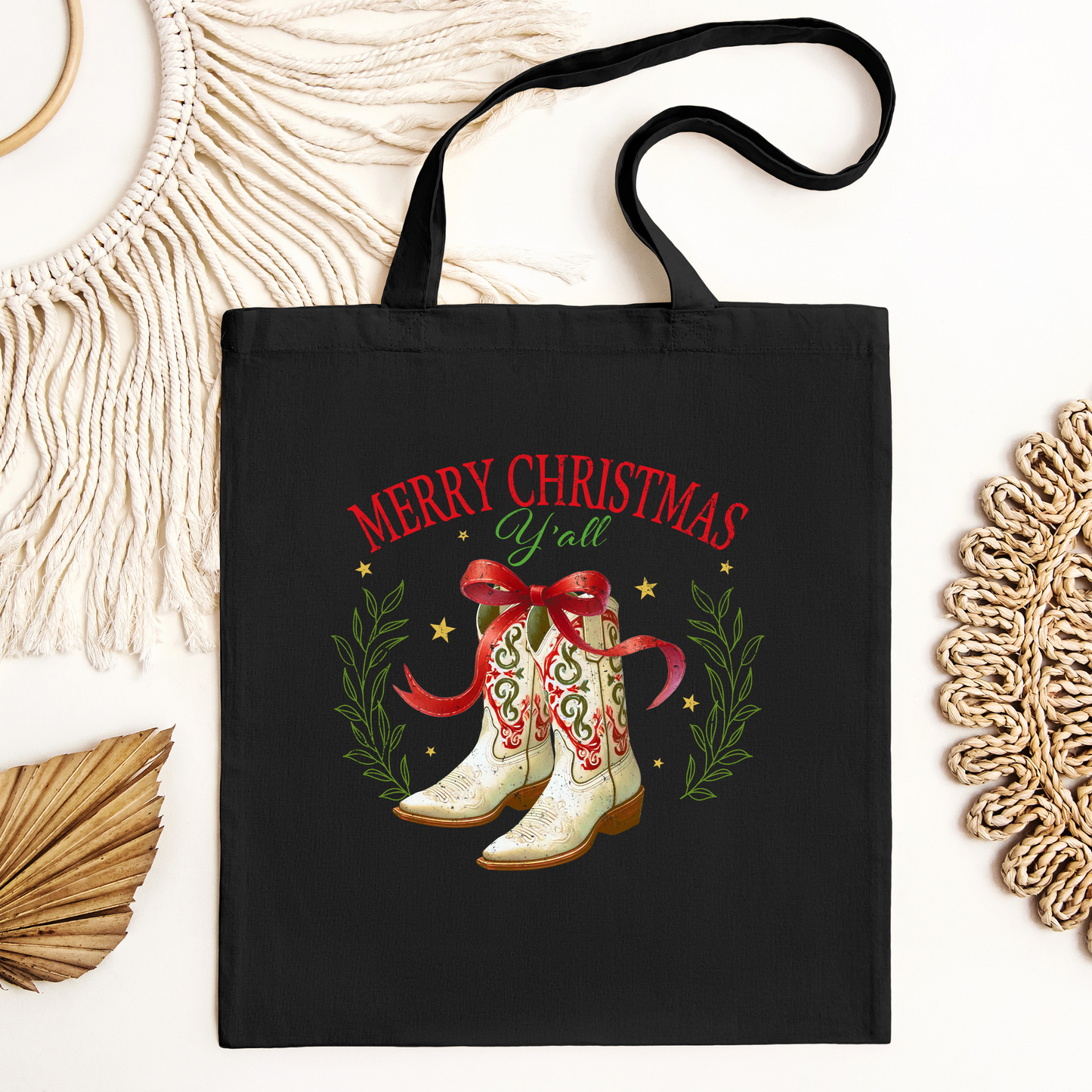 Country Christmas Tote Bag