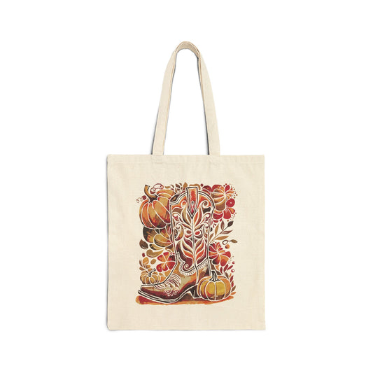 Cowgirl Boot Tote Bag