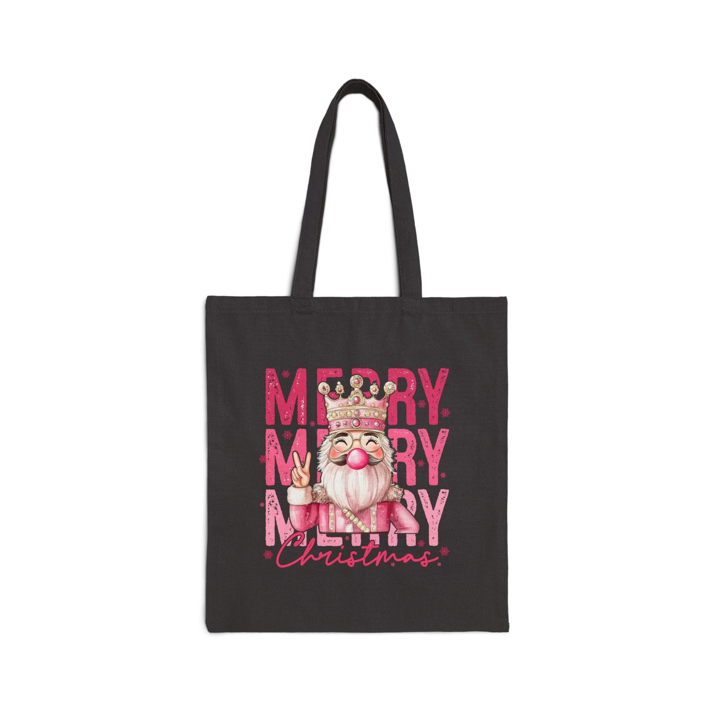 Nutcracker Merry Christmas Tote