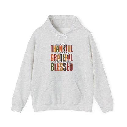 Thankful Grateful Blessed Hoodie