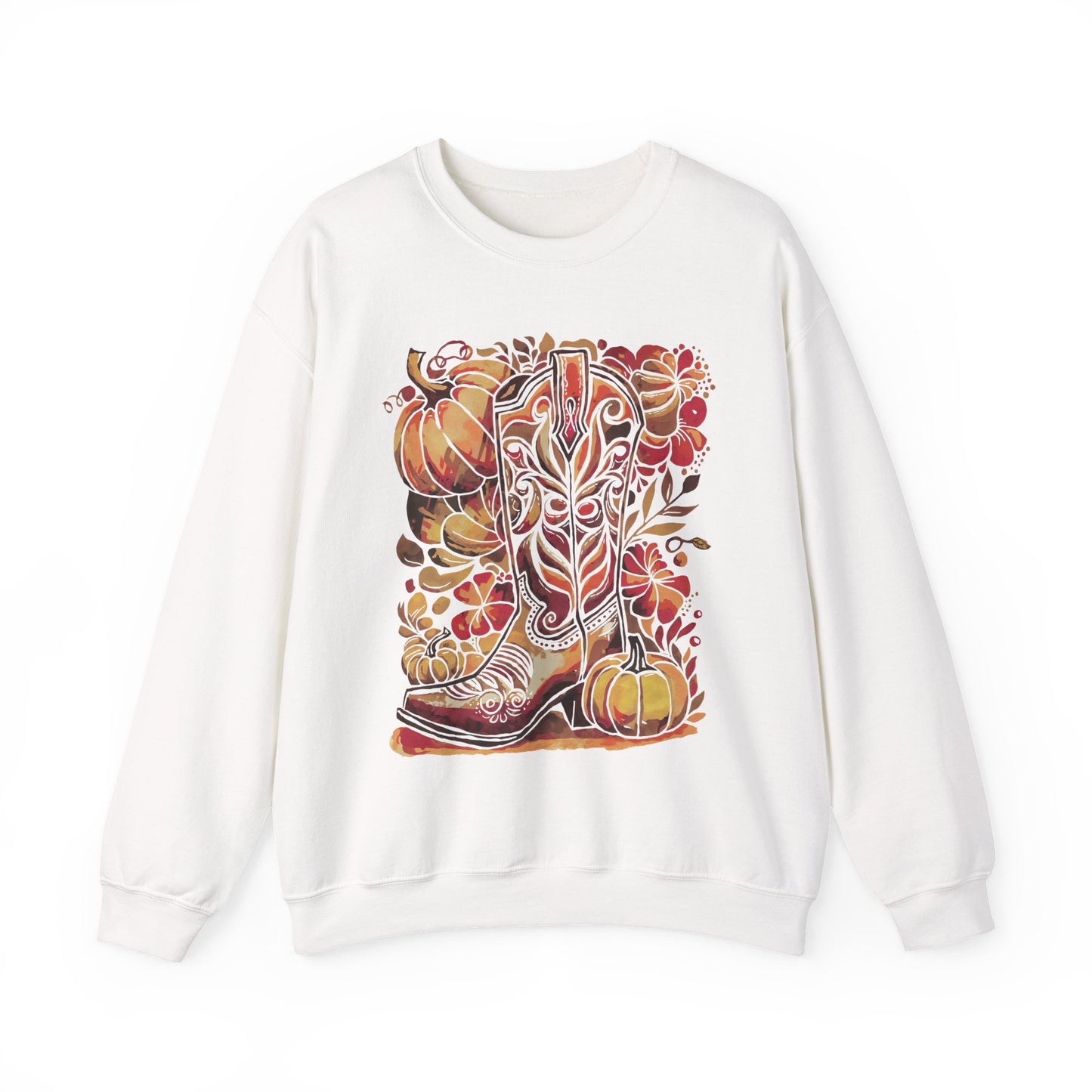 Cowgirl Boot Fall Sweatshirt
