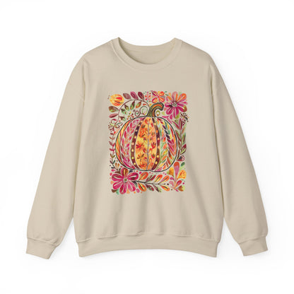 Autumn Pumpkin Crewneck Sweatshirt