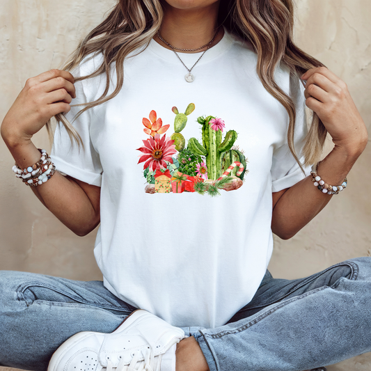 Cactus Floral Graphic Tee