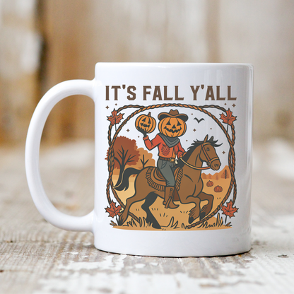 It's Fall Y'All Autumn Ceramic Coffee Mug