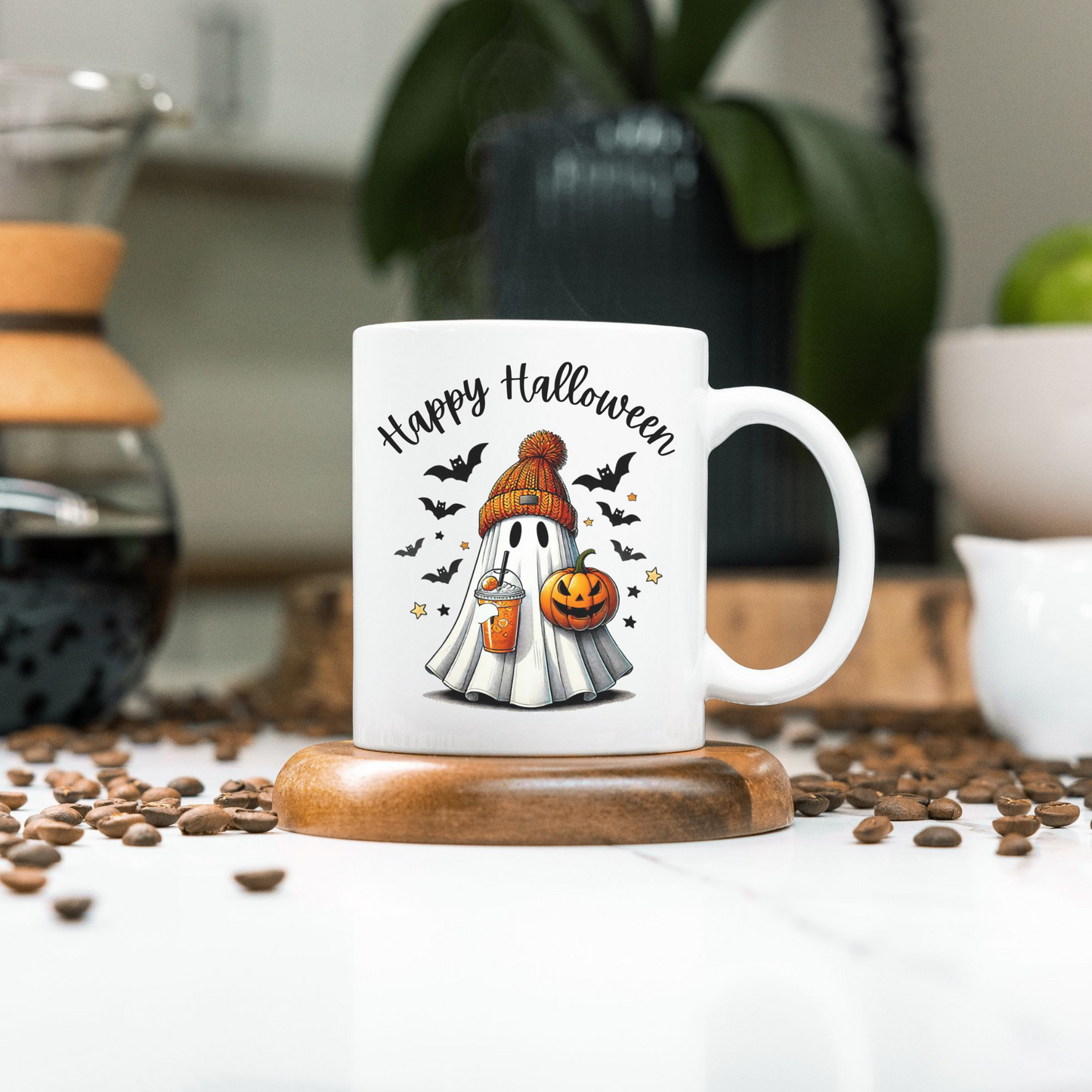Halloween Ghost Ceramic Mug