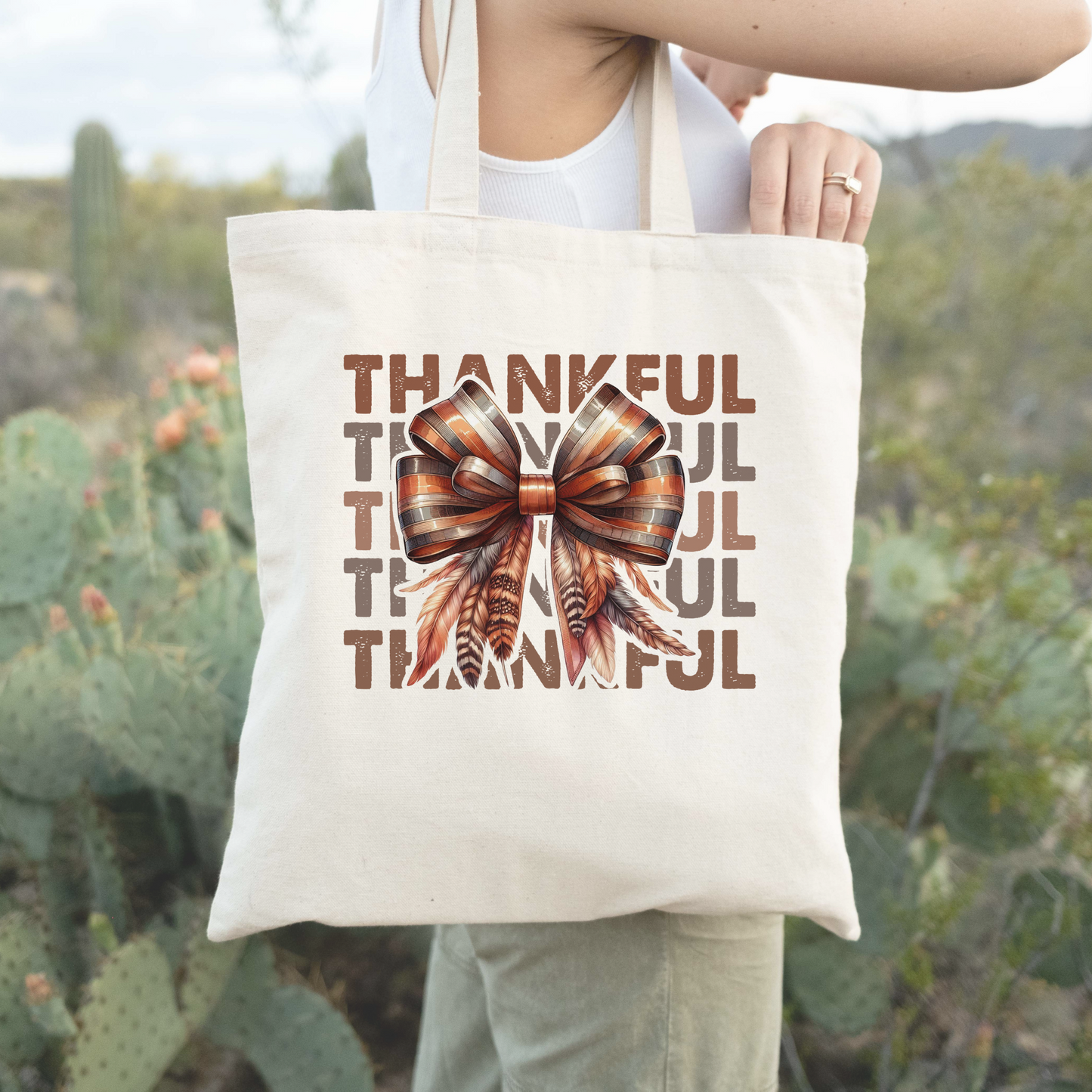 Thanksgiving Canvas Tote Bag,