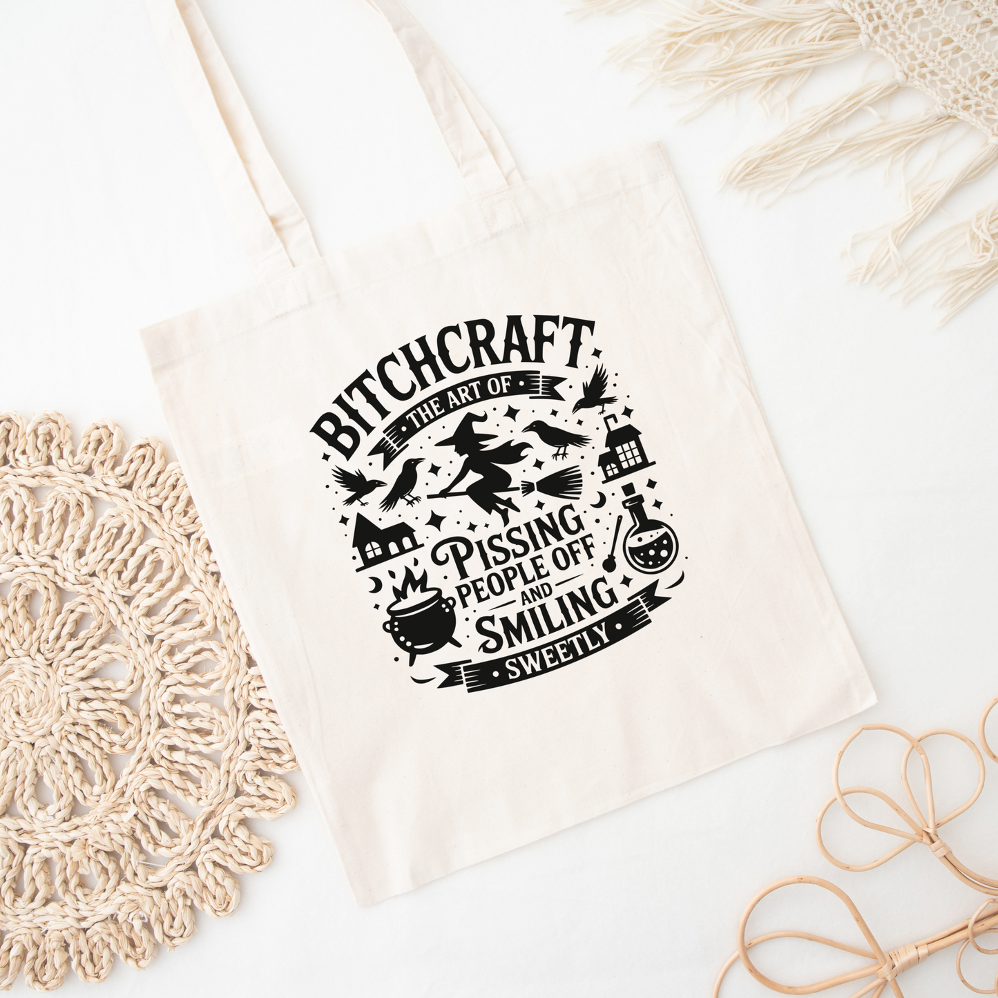 Bitchcraft Halloween Tote Bag