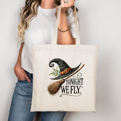 Halloween Witch Tote Bag